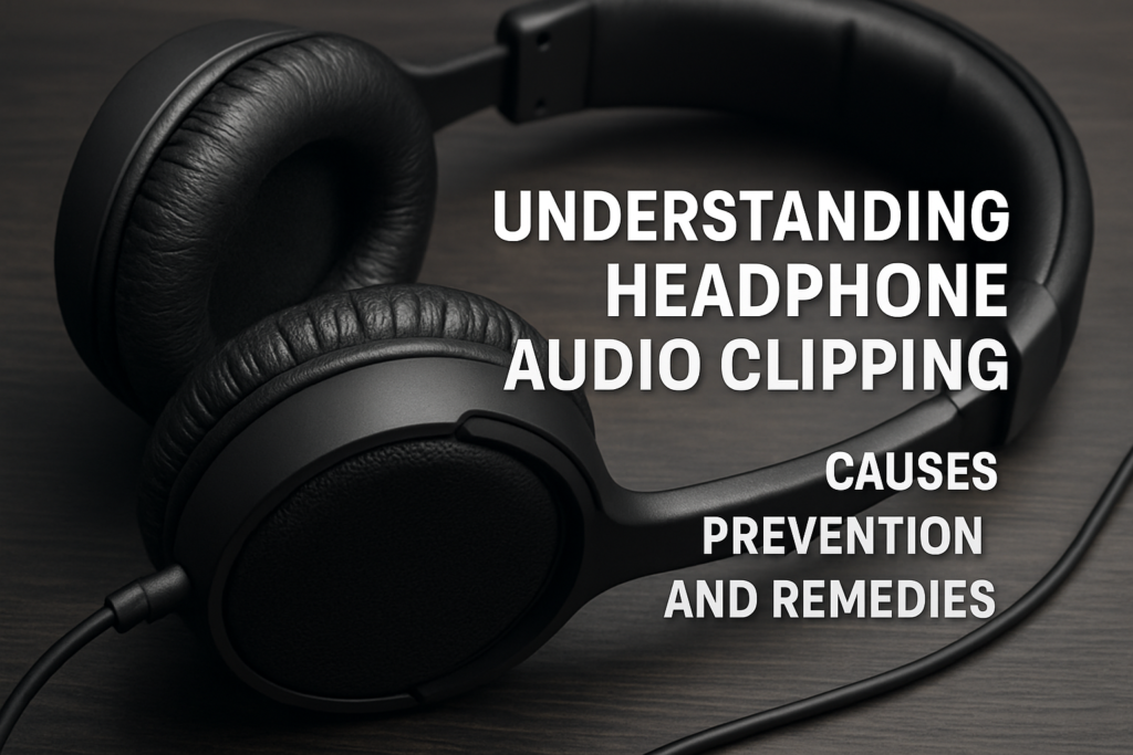 audio from headphones clipping