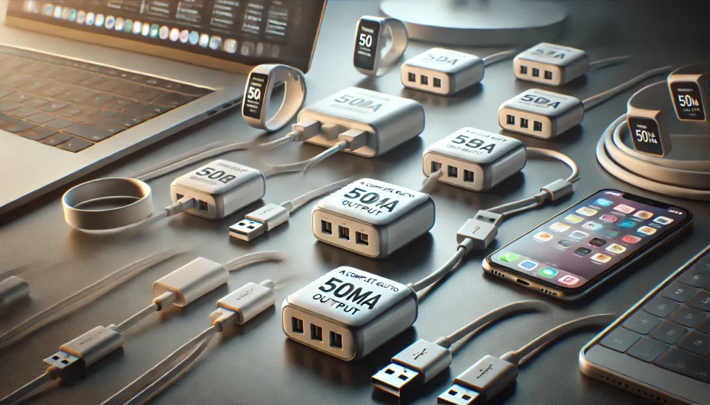 charger usb 50ma